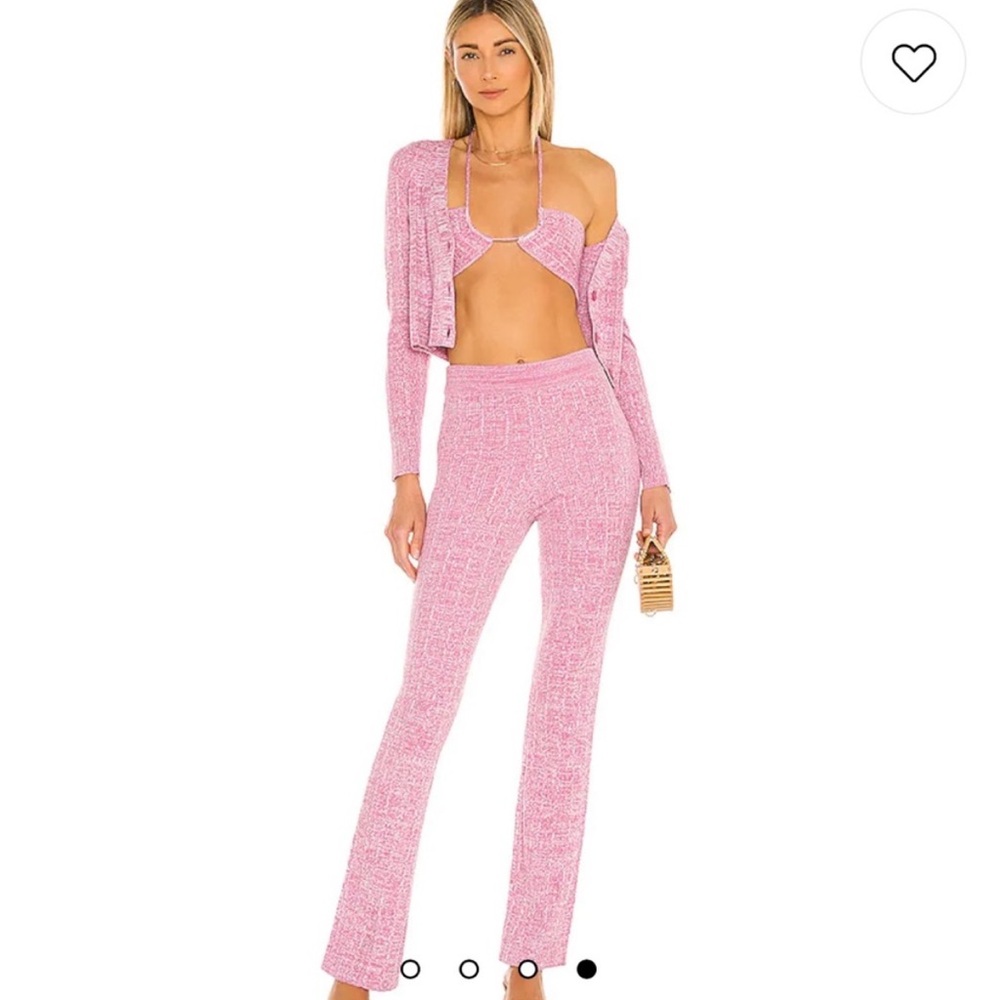 NWOT Lovers and Friends Mckenna Pants in
Marled Pink